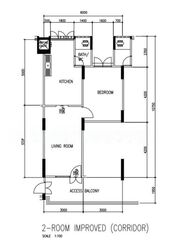 Blk 535 Bedok North Street 3 (Bedok), HDB 2 Rooms #551303821